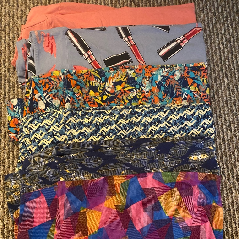 LuLaRoe One Size Leggings lot